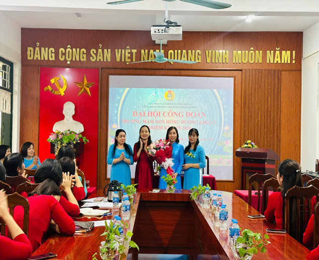 🎉 ĐẠI HỘI CÔNG ĐOÀN TRƯỜNG MN HỒNG DƯƠNG NHIỆM KỲ 2025–2030 THÀNH CÔNG TỐT ĐẸP! 🎉
