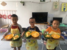 Hoạt động trải nghiệm của bé 5 tuổi A1