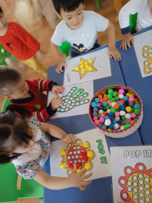 Hoạt động của các bé 3 tuổi