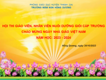 Hội thi giáo viên, nhân viên giỏi cấp trường năm học 2023-2024.
