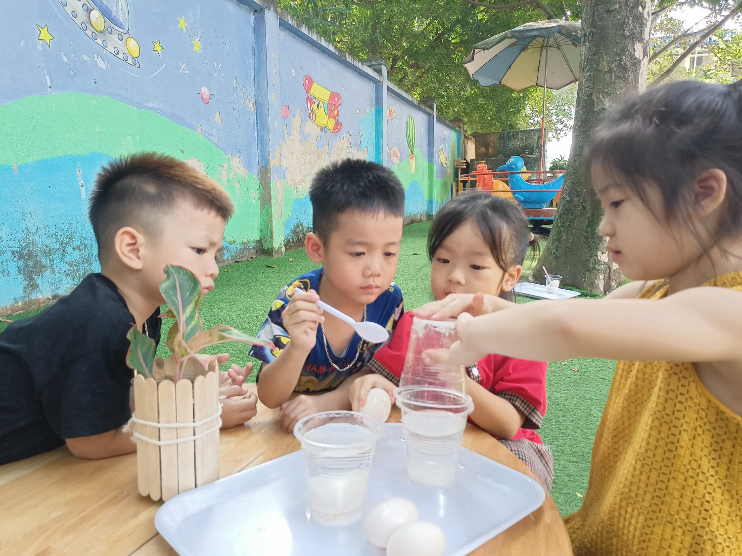 Thí nghiệm 'Trứng chìm trứng nổi'