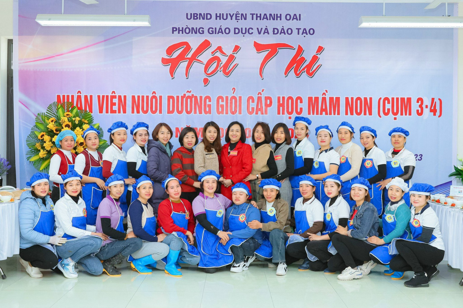 HỘI THI "NHÂN VIÊN NUÔI DƯỠNG GIỎI CẤP HUYỆN" NĂM HỌC 2023- 2024